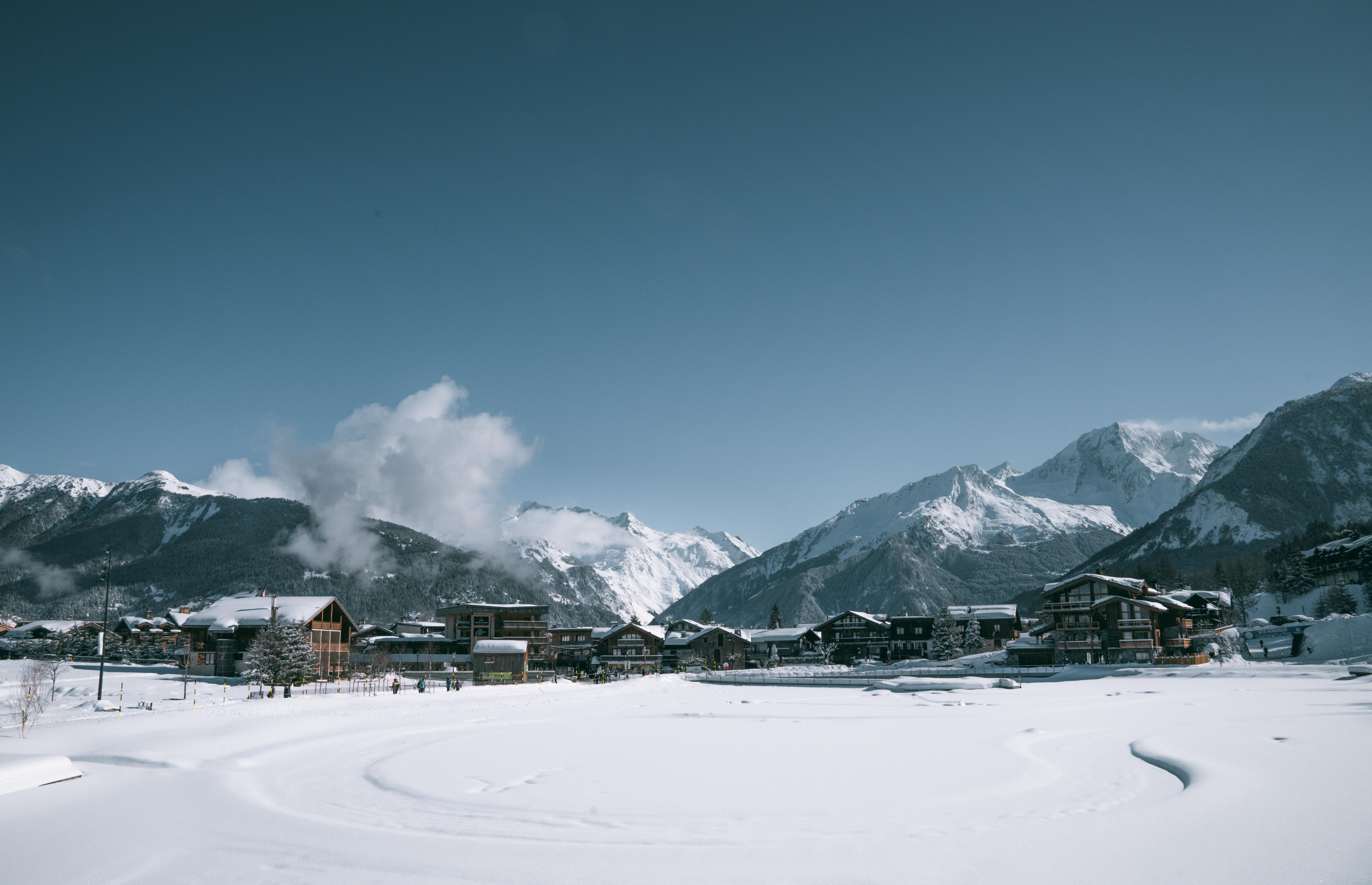 Hotel Les Peupliers Courchevel Buitenkant foto