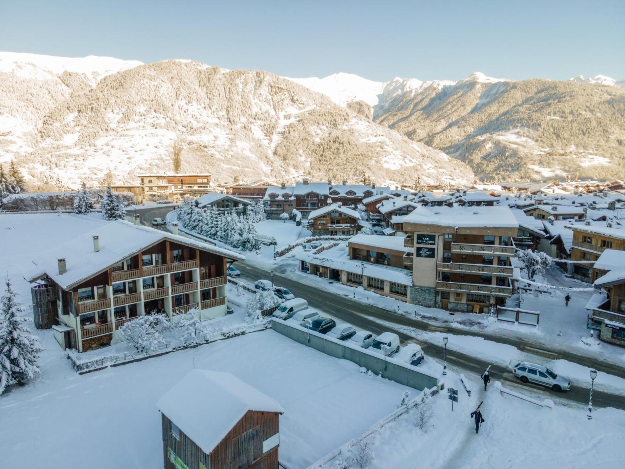 Hotel Les Peupliers Courchevel Buitenkant foto
