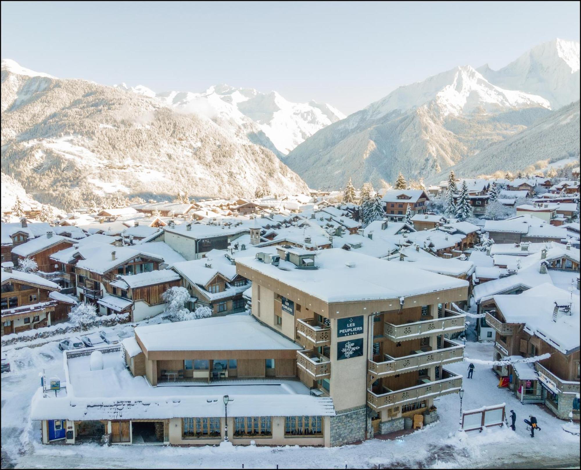 Hotel Les Peupliers Courchevel Buitenkant foto
